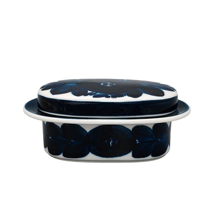 Arabia Anemone Jar with Lid, vintage can Arabia