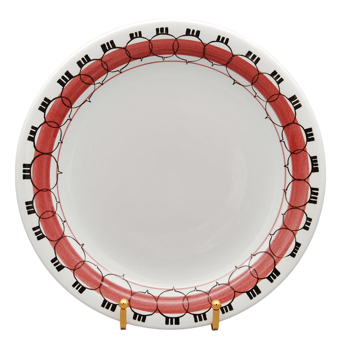 Rörstrand Picknick Plate Red Ø 24cm, vintage Plate Rörstrand