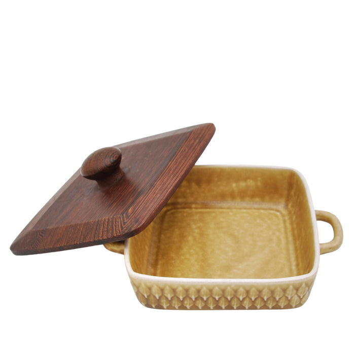 J.H. Quistgaard Relief Square Pot, vintage Serving platters & serving dishes Quistgaard