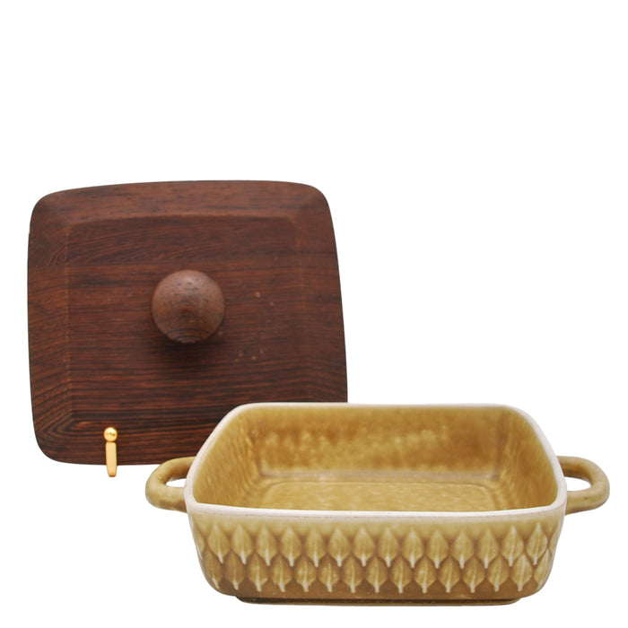 J.H. Quistgaard Relief Square Pot, vintage Serving platters & serving dishes Quistgaard