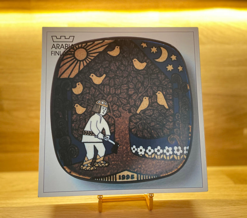 Arabia Kalevala Year Plate 1995 Kalevala year plate Arabia