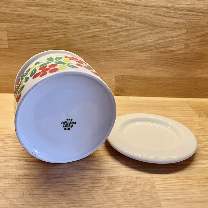 Arabia Pomona Jam Pot Berry Ø 10cm, vintage Jam pot Arabia
