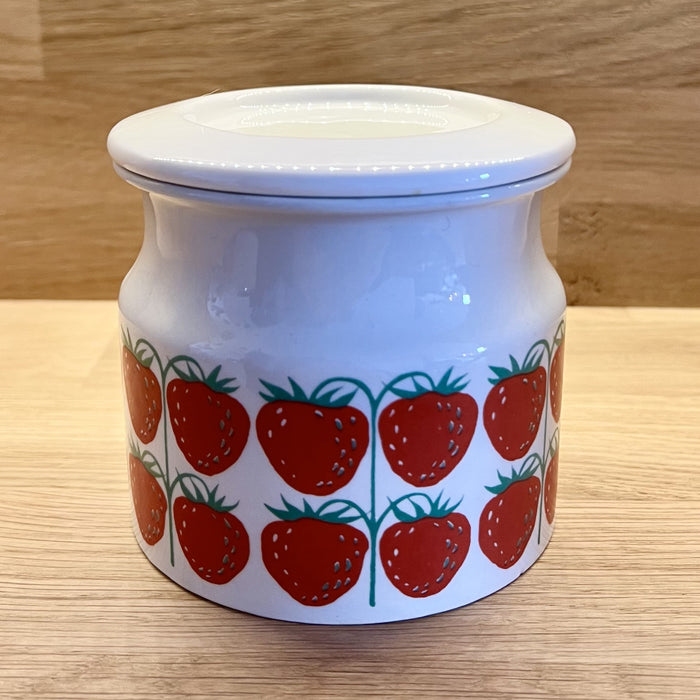 Arabia Pomona Jam Pot Strawberry Ø 10cm, vintage Jam pot Arabia