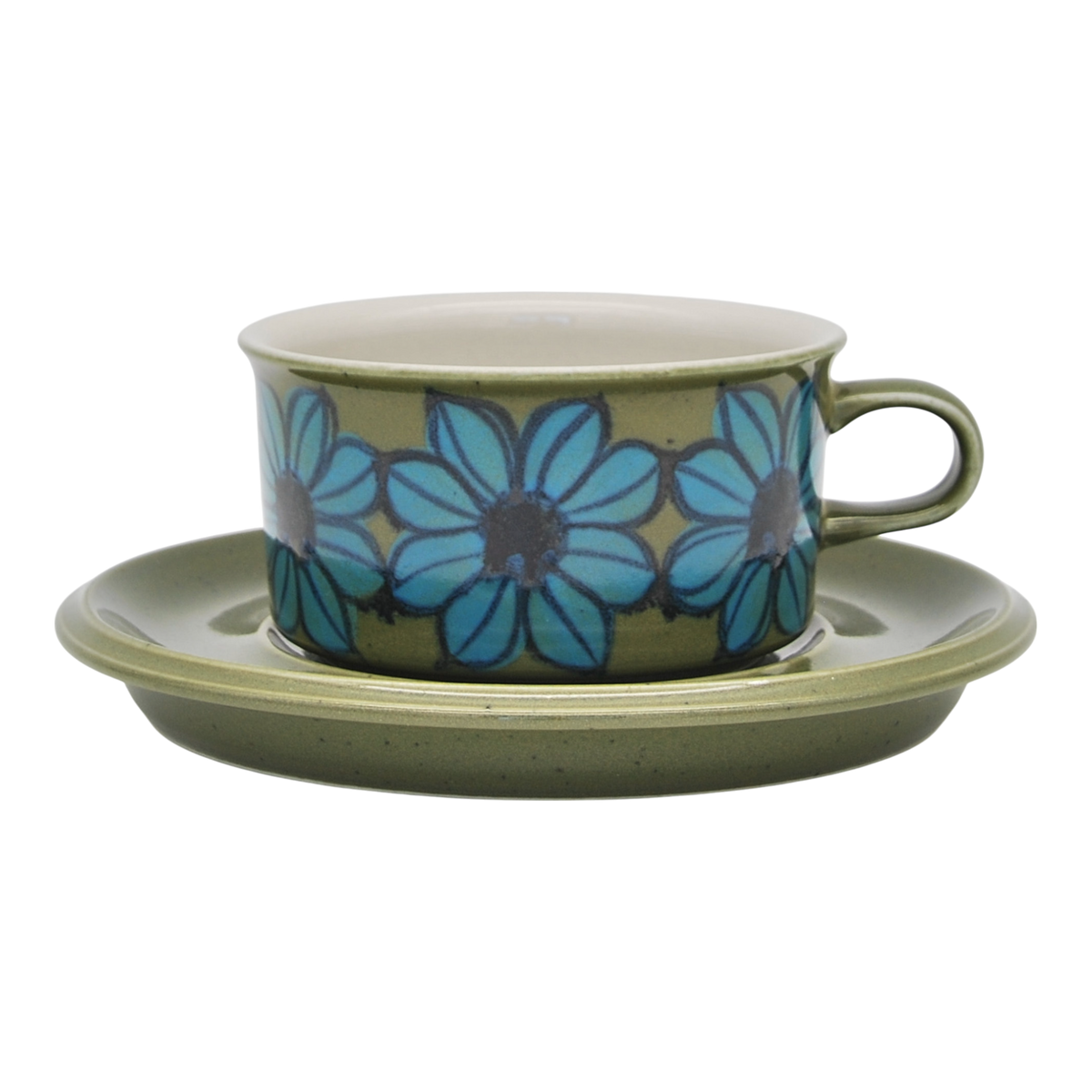Buy Arabia HLA Flower Tea Cup Green Flower 0,28 l - Vintage - nordajyo