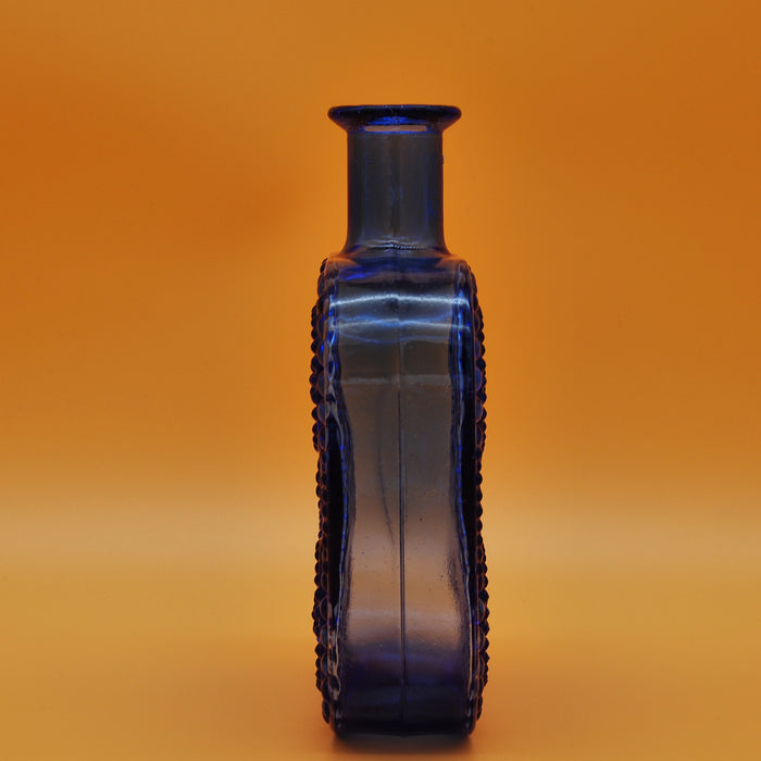 Riihimäen Grapponia Dark Blue Vase, vintage