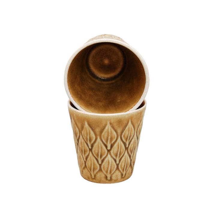 J.H. Quistgaard Relief Mini Cup Ø 5cm, vintage