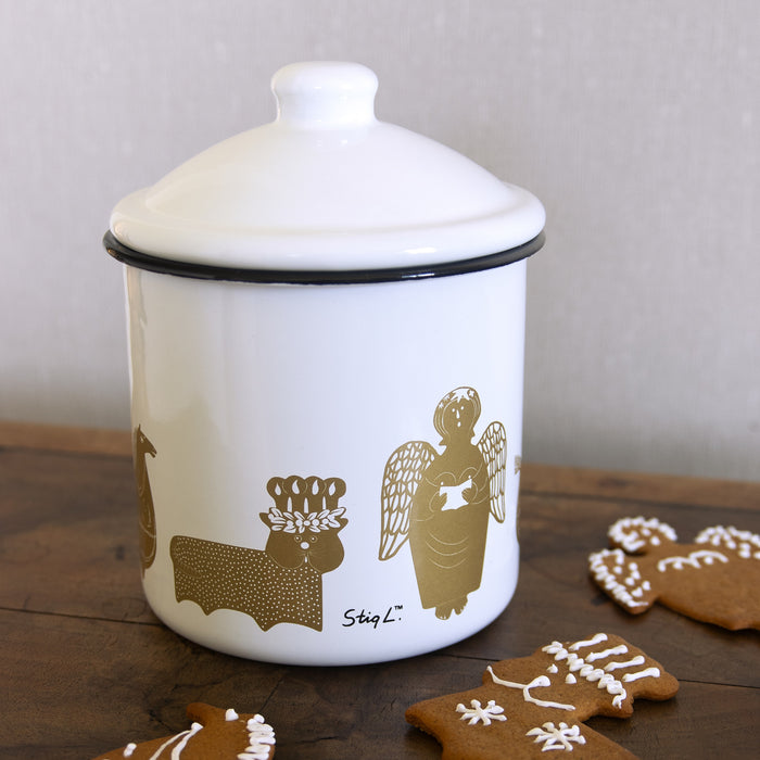 Stig L. Enamel Jar